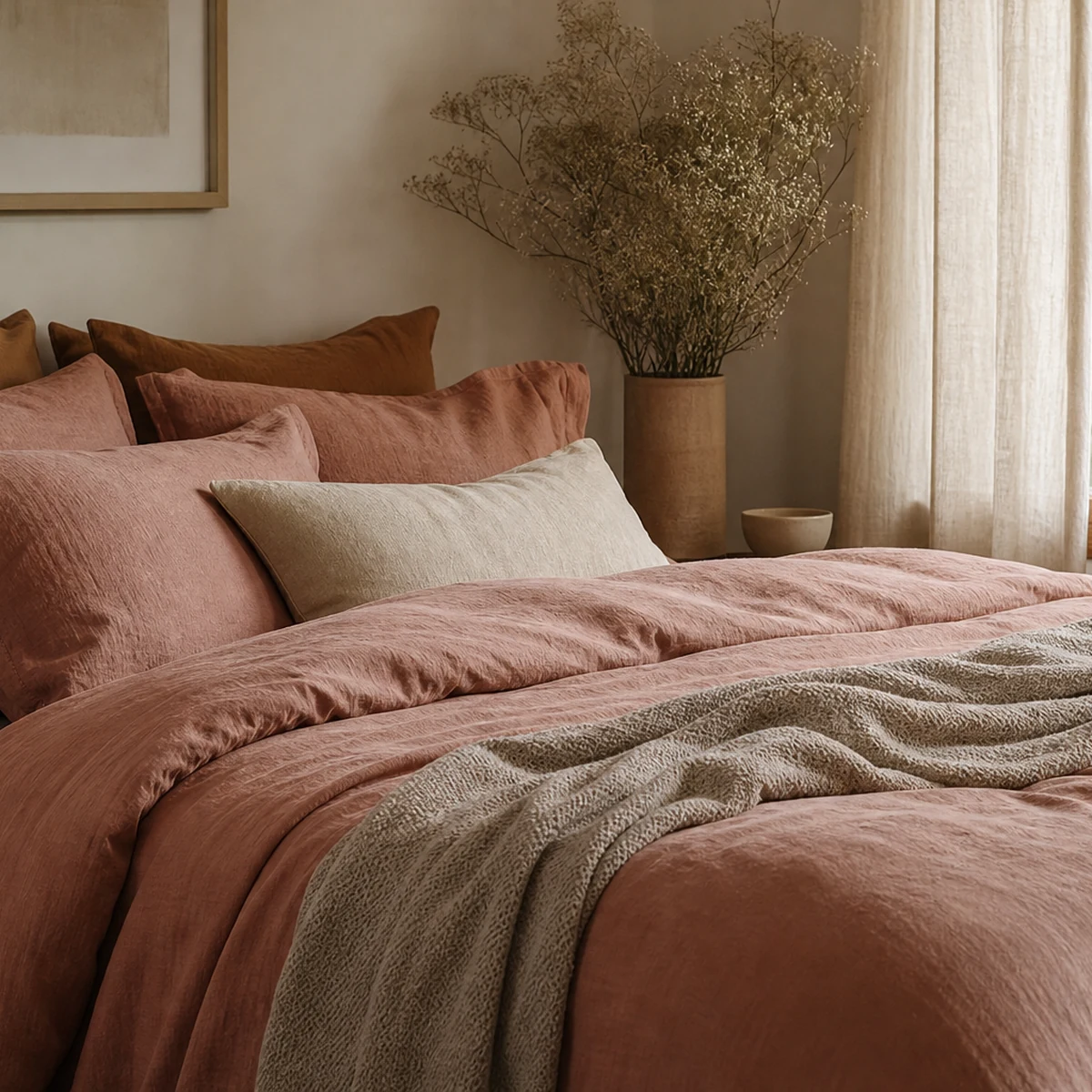 Cobalt Linen Pillowcase